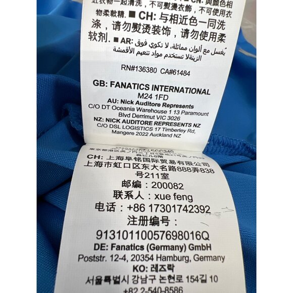 Fanatics NFL Team Apparel Colorblock Short Sleeve Polo Detroit Lions Mens S NEW - Picture 7 of 10